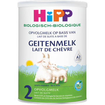 HiPP Biologisch Opvolgmelk op Basis van Geitenmelk 2 vanaf 6 Maanden 400 g