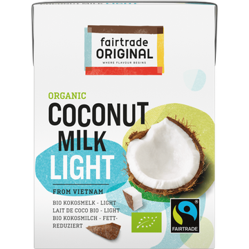 Fairtrade Original Bio Kokosmelk - Light 200 ml