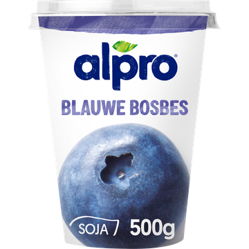 Alpro Plantaardige Variatie Op Yoghurt Bosbes 500g