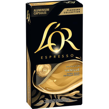 L'OR Espresso Vanille Smaak Koffiecups 10 Stuks