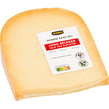 Jumbo Goudse Kaas 48+ Jong Belegen Stuk ca. 380g