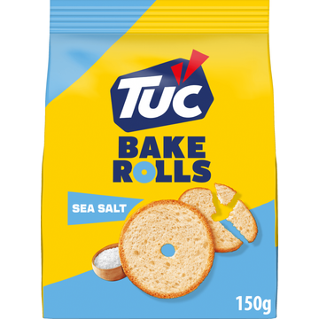 TUC Bake Rolls Crackers Salt 150g