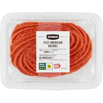 Jumbo Filet Americain Naturel 150 g