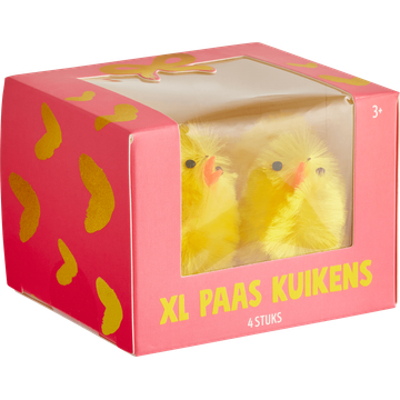 XL Paas Kuikens 4 Stuks