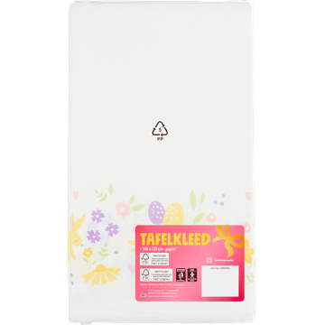 Tafelkleed Papier Pasen 140 x 220 cm