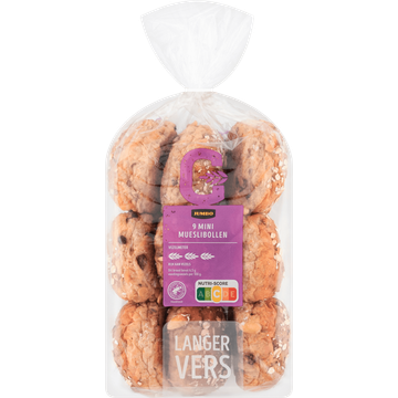 Jumbo - Mini Mueslibollen Volkoren - 9 Stuks