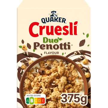 Quaker Cruesli Duo Penotti Ontbijtgranen 375 gr