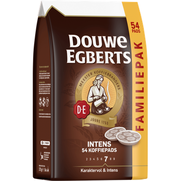 Douwe Egberts Intens Koffiepads Familiepak 54 Stuks 375 g