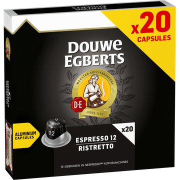 Douwe Egberts Espresso 12 Ristretto 20 Stuks 104 g