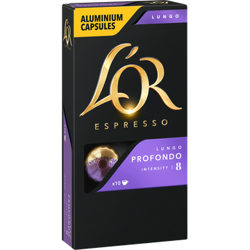 L'OR Espresso Lungo Profondo Aluminium Capsules 10 Stuks 52 g