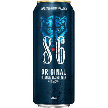 8.6 Original Intense Blond Beer Blik 500 ml