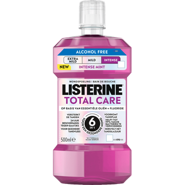 Listerine Mondspoeling Total Care op Basis van Essentiële Oliën + Fluoride 500 ml
