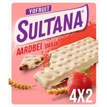 Sultana YoFruit Aardbei 143 g