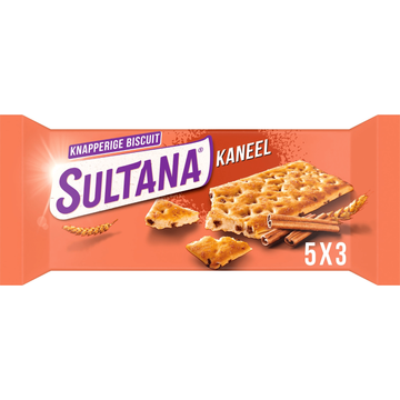 Sultana Knapperige Biscuit Kaneel 5 Stuks 207 g
