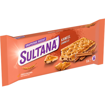 Sultana Knapperige Biscuit Kaneel 5 Stuks 207 g