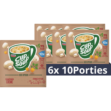Knorr Champignon Crème Cup-a-Soup 10 x 175 ml