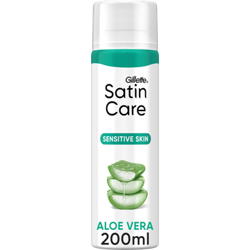 Gillette Satin Care scheergel voor vrouwen met Aloë Vera, 200 ml