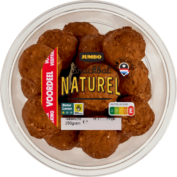 Jumbo Snackbal Naturel 250 g