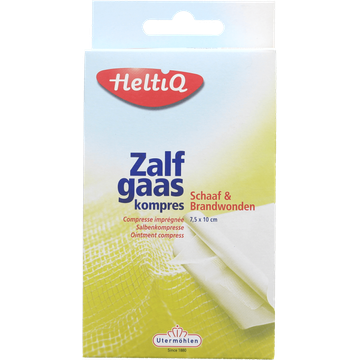 HeltiQ Schaaf- en Brandwonden Zalfgaas (7,5 x 10 cm)