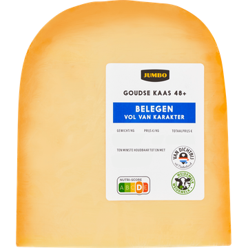 Jumbo Goudse Kaas 48+ Belegen Stuk ca. 350g