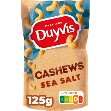 Duyvis Cashew Noten Zeezout 125 gr