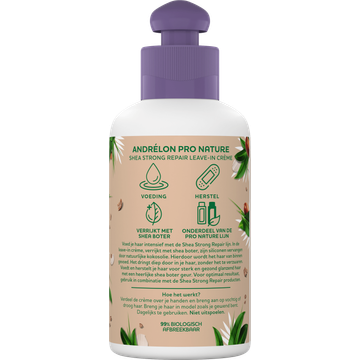 Andrélon Pro Nature Leave-In Crème Shea Strong Repair 200 ml