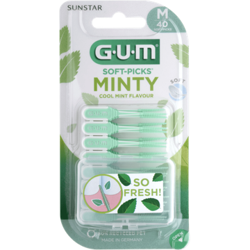 GUM Soft-Picks Mint Medium 40 Stuks