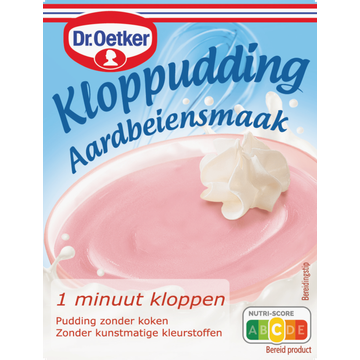 Dr. Oetker Kloppudding Aardbeien 74 g