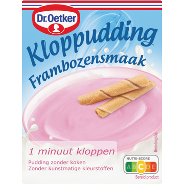 Dr. Oetker Kloppudding Frambozen 74 g
