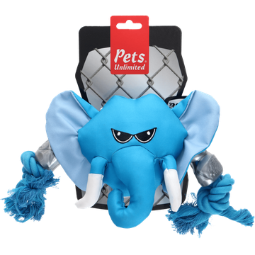 Pet's Unlimited canvas&TPR olifant 15x30cm