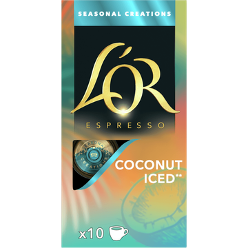 L'OR Espresso Coconut Iced Aluminium Capsules 10 Stuks 52 g