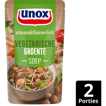 Unox Smaakfavoriet Soep In Zak Vegetarische Groente 570 ml