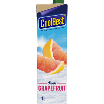 CoolBest 100% juice Pink Grapefruit 1 L