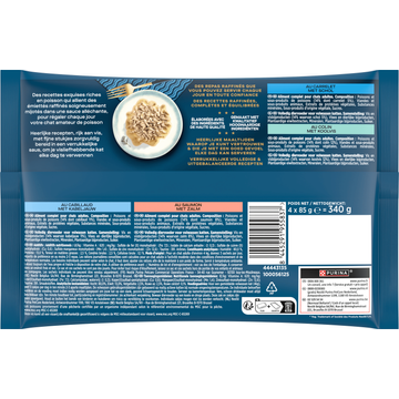 Gourmet Perle Ocean Flakes in Saus Kattenvoer, 4x85g