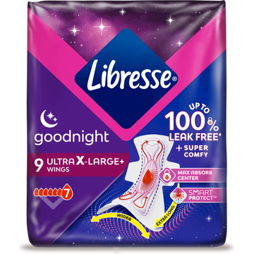 Libresse Ultra Night Extra+ 9 Stuks