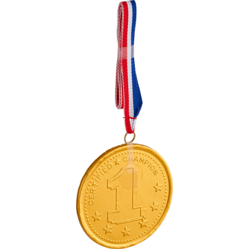 Melkchocolade Medaille met Lint 20 g
