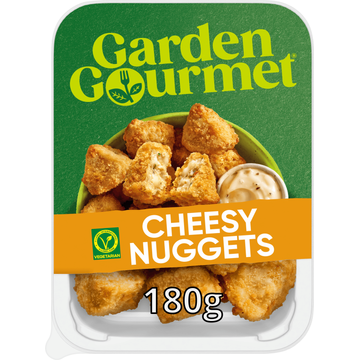 GARDEN GOURMET Vleesvervanger Cheesy Nuggets 180 Gram Tray