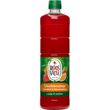 Roosvicee Vruchtensiroop Aardbei & Sinaasappel 750 ml
