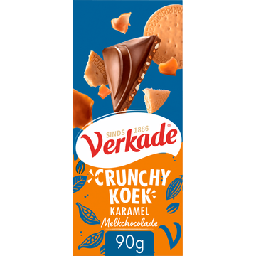 Verkade Crunchy Koek Karamel Melkchocoladereep