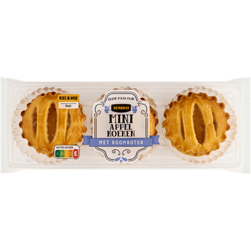 Jumbo Mini Appelkoeken met Roomboter 270 g
