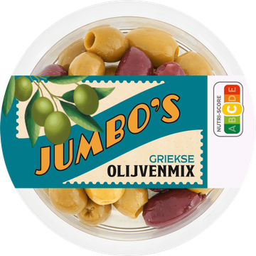 Jumbo's Griekse Olijvenmix 120 g