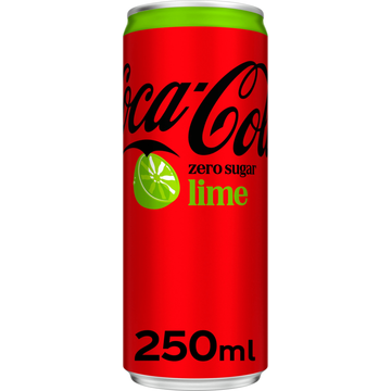 Coca-Cola Zero Sugar Lime Frisdrank 250 ml 