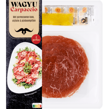 Wagyu Carpaccio met Parmezaanse Kaas, Olijfolie & Pijnboompitten 121 g
