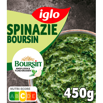 Iglo Spinazie met Boursin 450 g