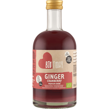 BioToday Premium Gember - Cranberry Drankje 500 ml