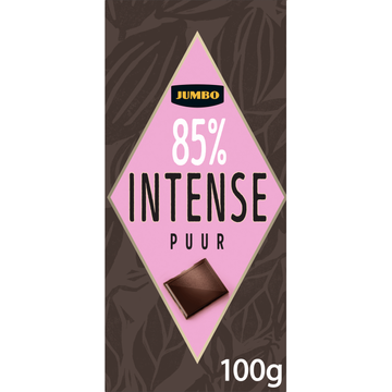 Jumbo Chocoladereep Intense Puur 100 g