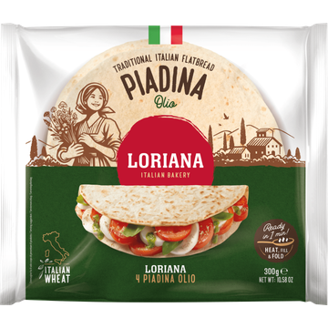 Loriana Piadina Olio 300 g