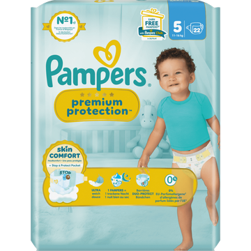 Pampers Premium Protection Maat 5, 22 Luiers