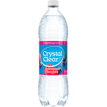 Crystal Clear Koolzuurvrij Framboos Bosbes 1L