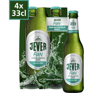 Jever Fun Pilsener Suikervrij & Alcoholvrij 4x330ML